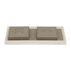 Bijelo lakiranje prstena sa 2 dodatka